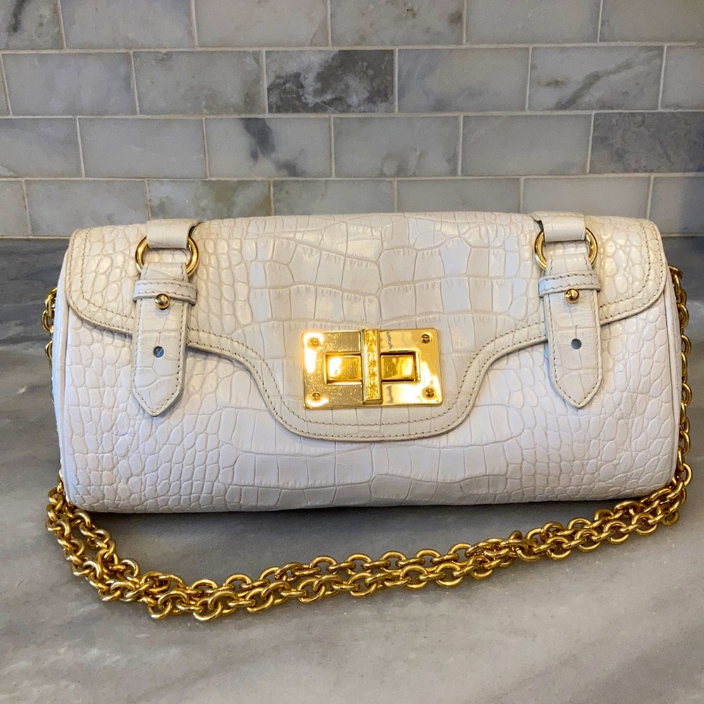 Ralph Lauren gold chain handbag